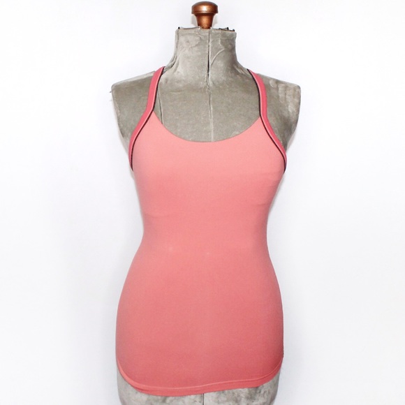 lululemon athletica Tops - Lululemon Pink Power Y Ujjayi Tank Top Size 4